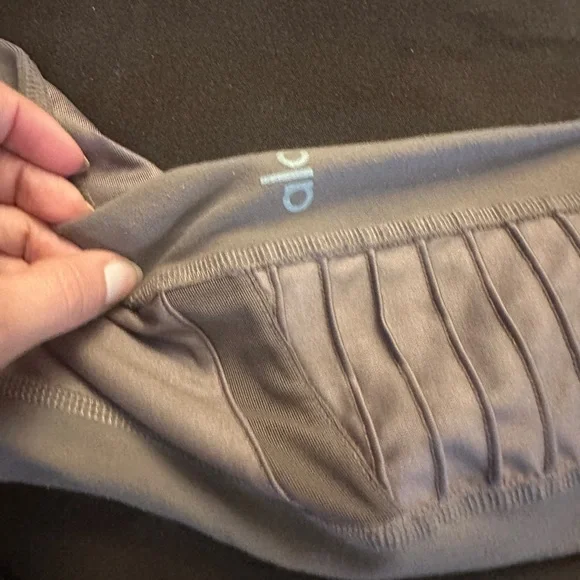 ALO Yoga Ribbed High-Waist Moto Legging - Picture 5 of 5